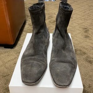 Suede booties
